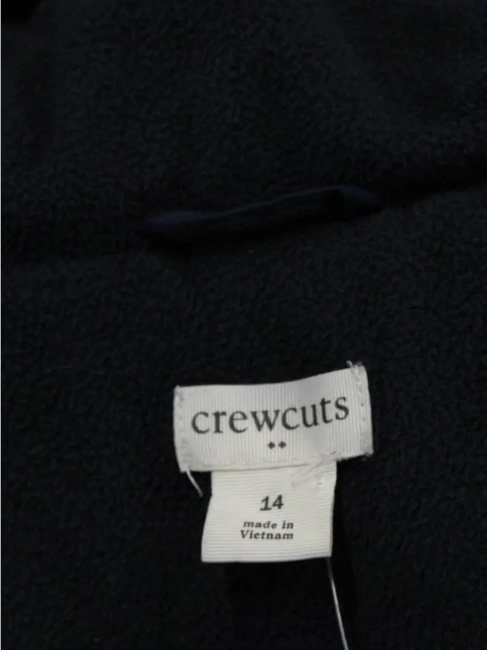 Crewcuts boys Hooded Puffer soft fleece lined warm Jacket in Navy